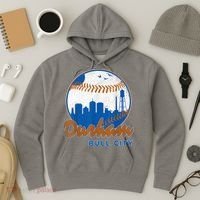 Durham Baseball Skyline Classic Bull City North Carolina Hoodie thumb 3