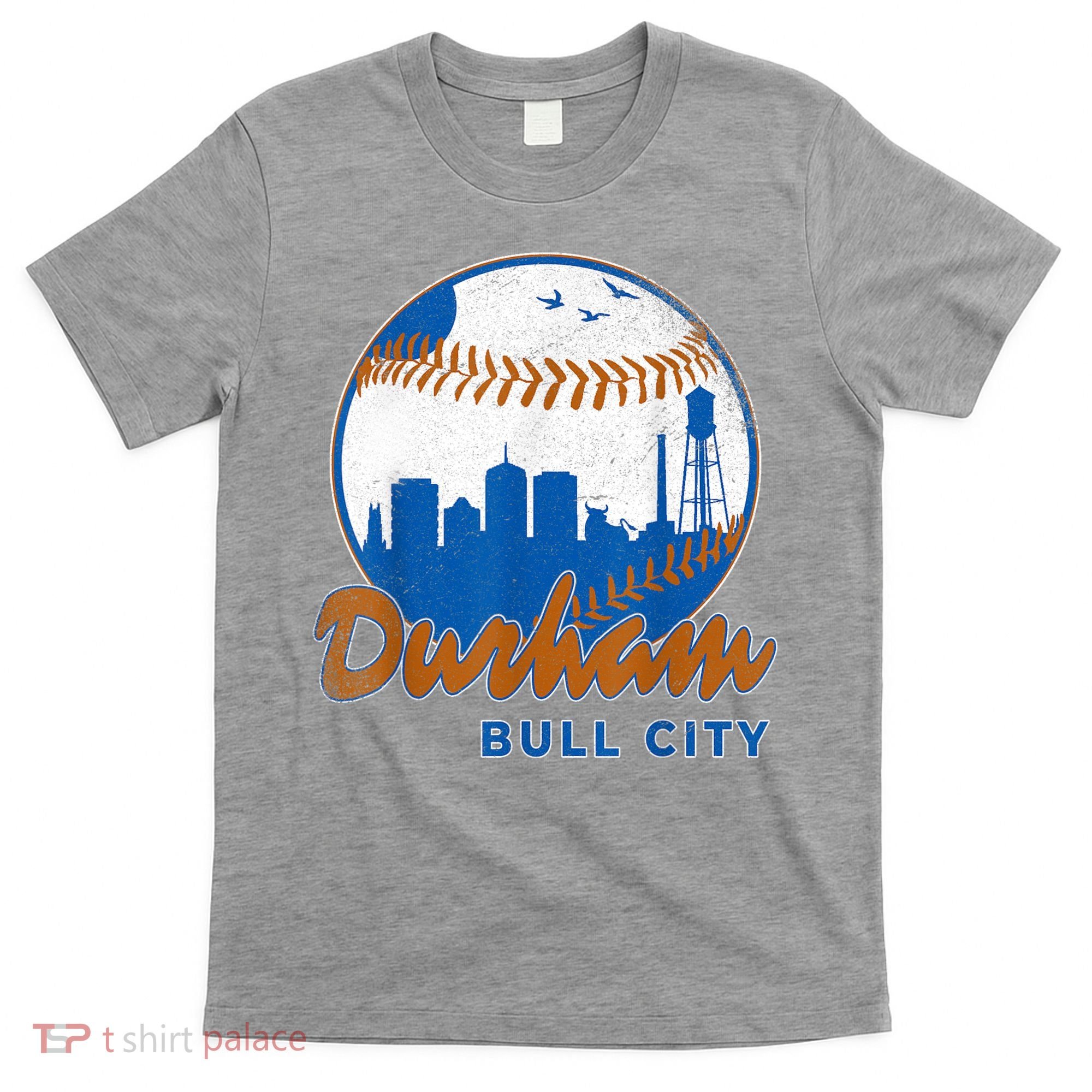 Durham Baseball Skyline Classic Bull City North Carolina T-Shirt