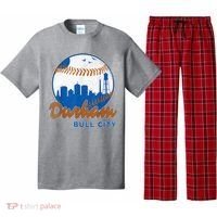 Durham Baseball Skyline Classic Bull City North Carolina Pajama Set thumb 0