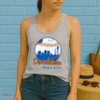 Durham Baseball Skyline Classic Bull City North Carolina Women's Tank Top thumb 2