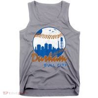 Durham Baseball Skyline Classic Bull City North Carolina Tank Top thumb 0
