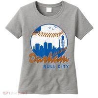 Durham Baseball Skyline Classic Bull City North Carolina Women's T-Shirt thumb 0