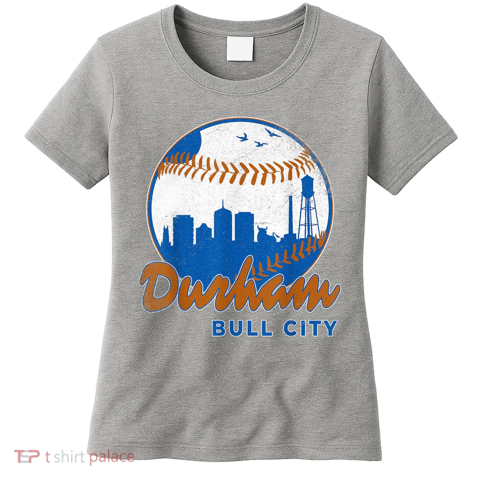 Durham Baseball Skyline Classic Bull City North Carolina Women's T-Shirt