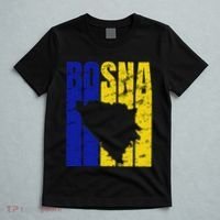 Distressed Bosna Silhouette Vintage Bosnia Flag T-Shirt thumb 5