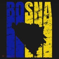 Distressed Bosna Silhouette Vintage Bosnia Flag T-Shirt thumb 7