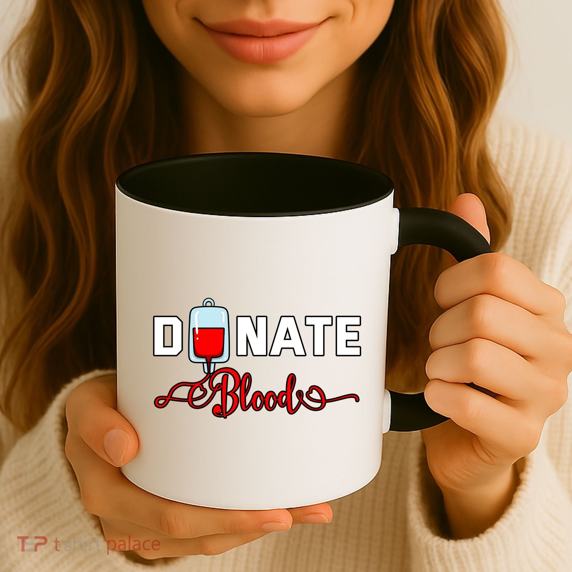Donate Blood Saved Life National Blood Donor Awareness Month Gift Coffee Mug