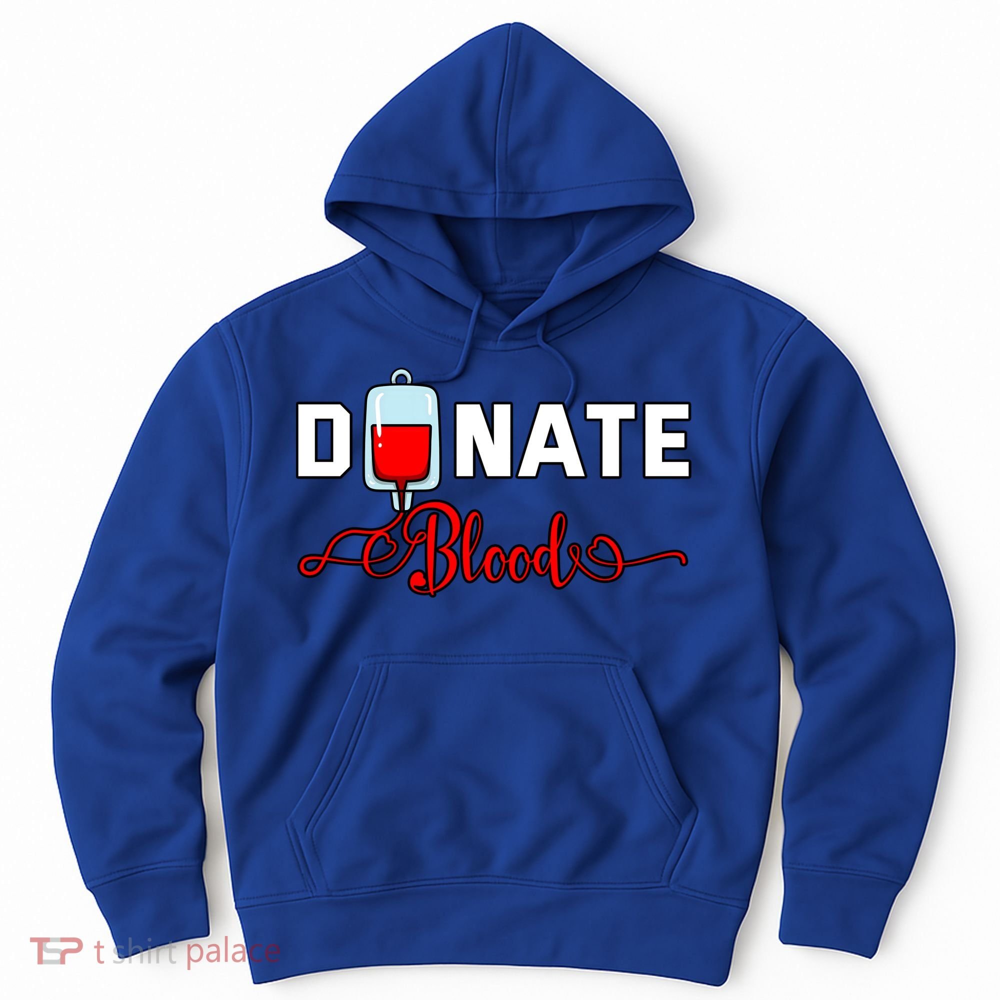 Donate Blood Saved Life National Blood Donor Awareness Month Gift Hoodie