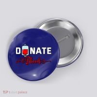 Donate Blood Saved Life National Blood Donor Awareness Month Gift Button thumb 0