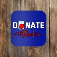 Donate Blood Saved Life National Blood Donor Awareness Month Gift Coaster thumb 0