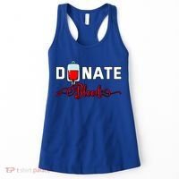 Donate Blood Saved Life National Blood Donor Awareness Month Gift Women's Tank Top thumb 0