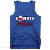 Donate Blood Saved Life National Blood Donor Awareness Month Gift Tank Top thumb 0