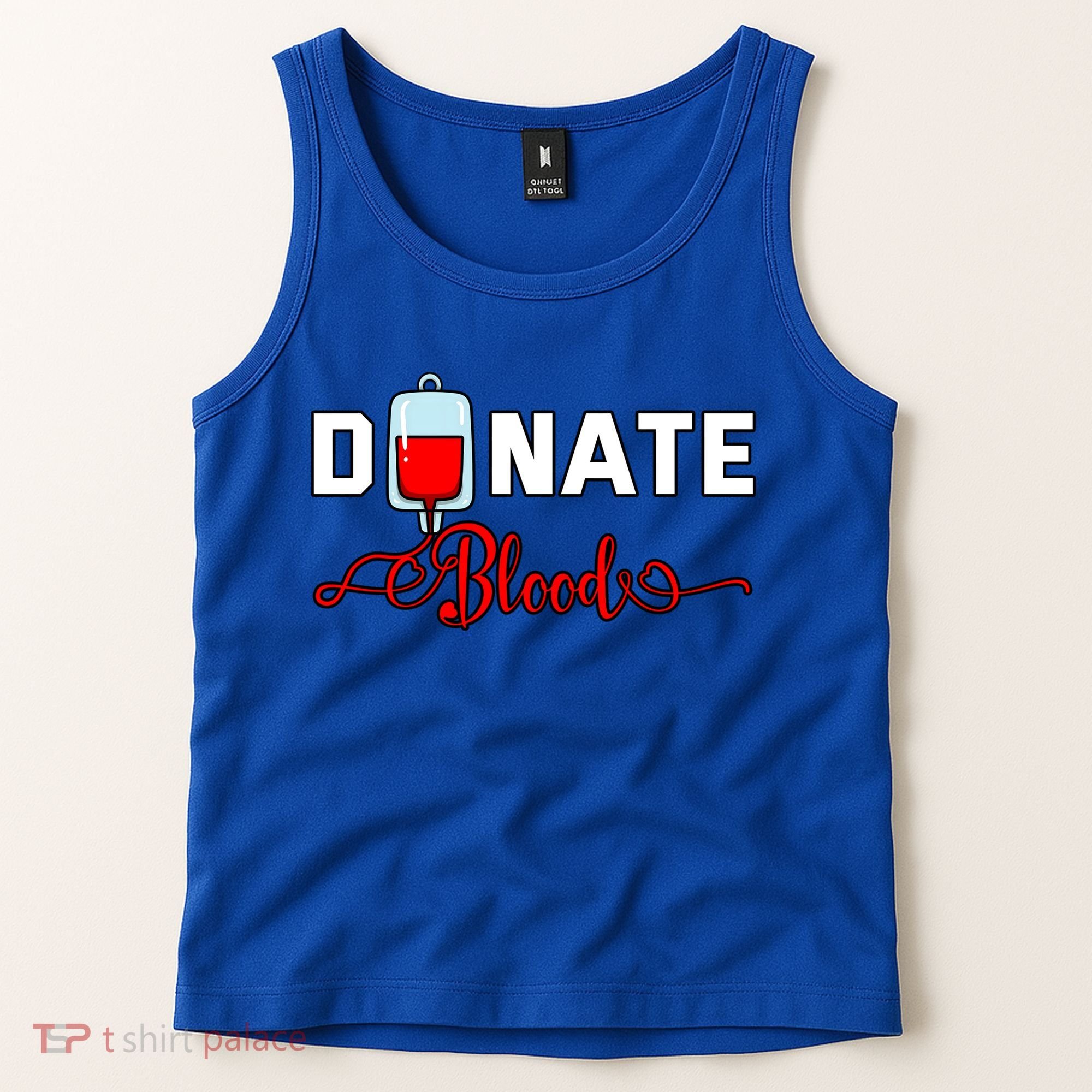 Donate Blood Saved Life National Blood Donor Awareness Month Gift Tank Top