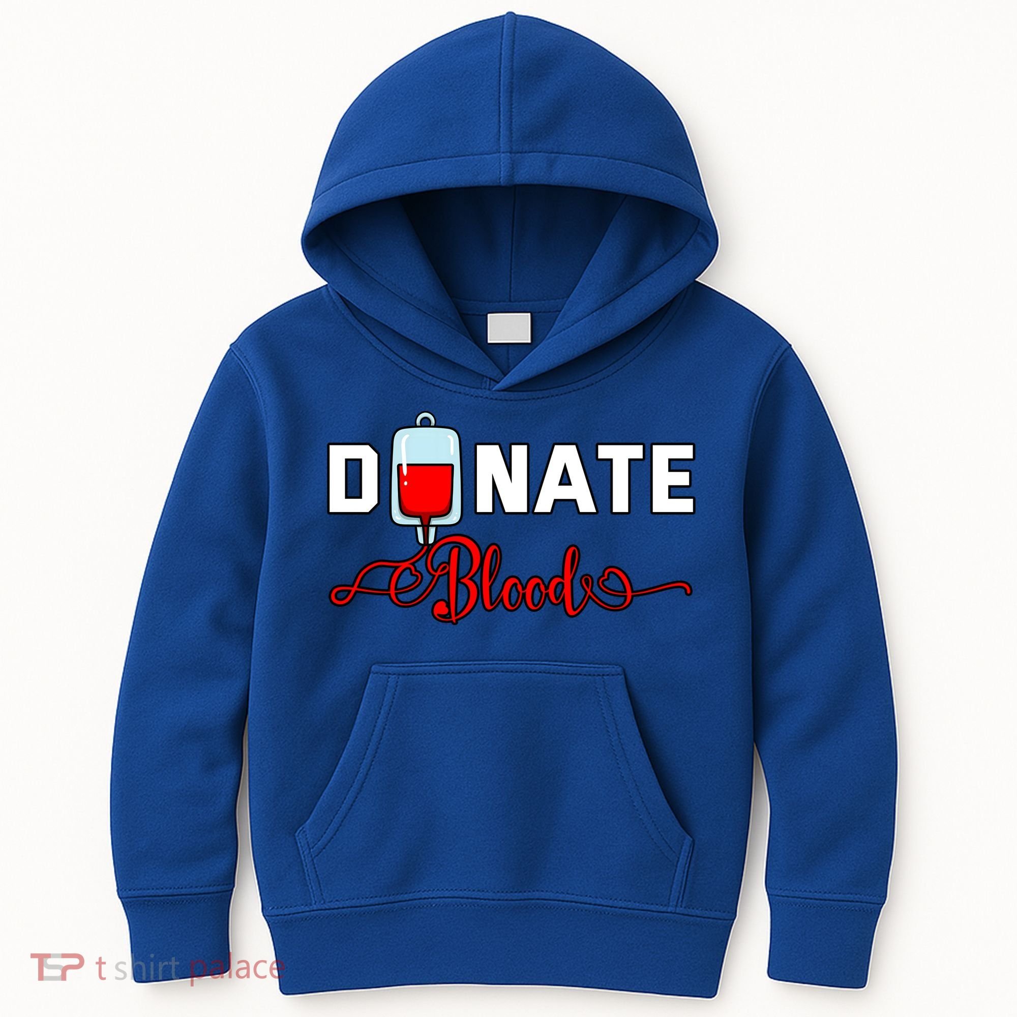 Donate Blood Saved Life National Blood Donor Awareness Month Gift Kids Hoodie