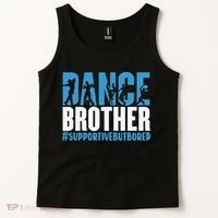 Dance Brother Supportive But Bored Funny Dance Sister Tank Top thumb 2
