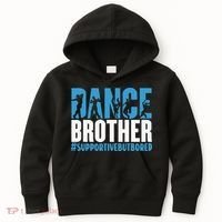 Dance Brother Supportive But Bored Funny Dance Sister Kids Hoodie thumb 0