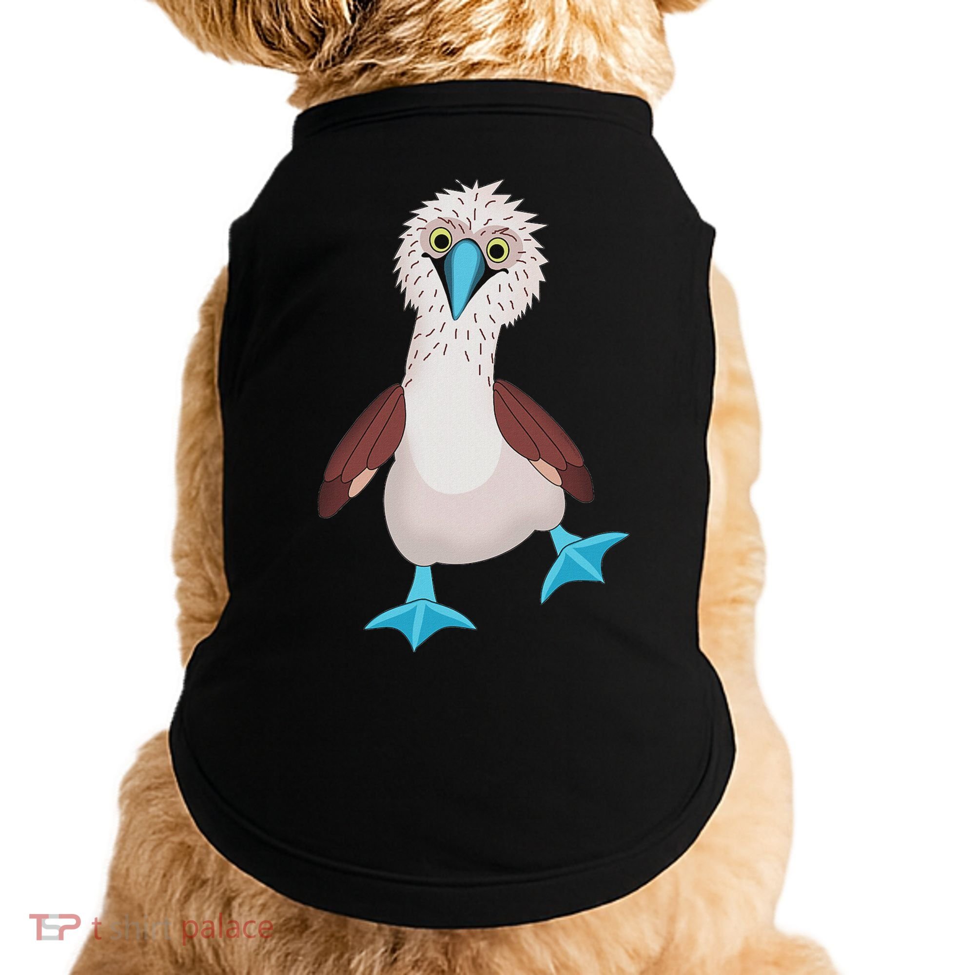 Dancing Booby Sea Bird Footed Blue Feet Drawing Doggie Tank