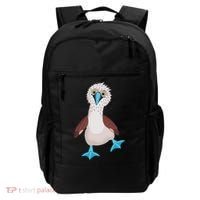 Dancing Booby Sea Bird Footed Blue Feet Drawing Backpack thumb 0