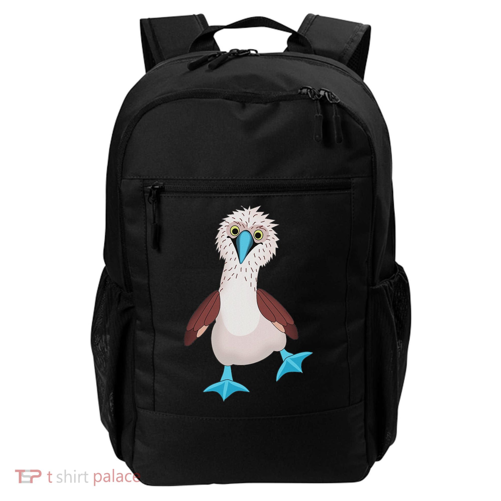 Dancing Booby Sea Bird Footed Blue Feet Drawing Backpack