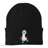 Dancing Booby Sea Bird Footed Blue Feet Drawing Beanie thumb 0