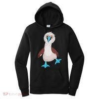 Dancing Booby Sea Bird Footed Blue Feet Drawing Women's Hoodie thumb 0