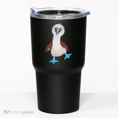Dancing Booby Sea Bird Footed Blue Feet Drawing Tumbler