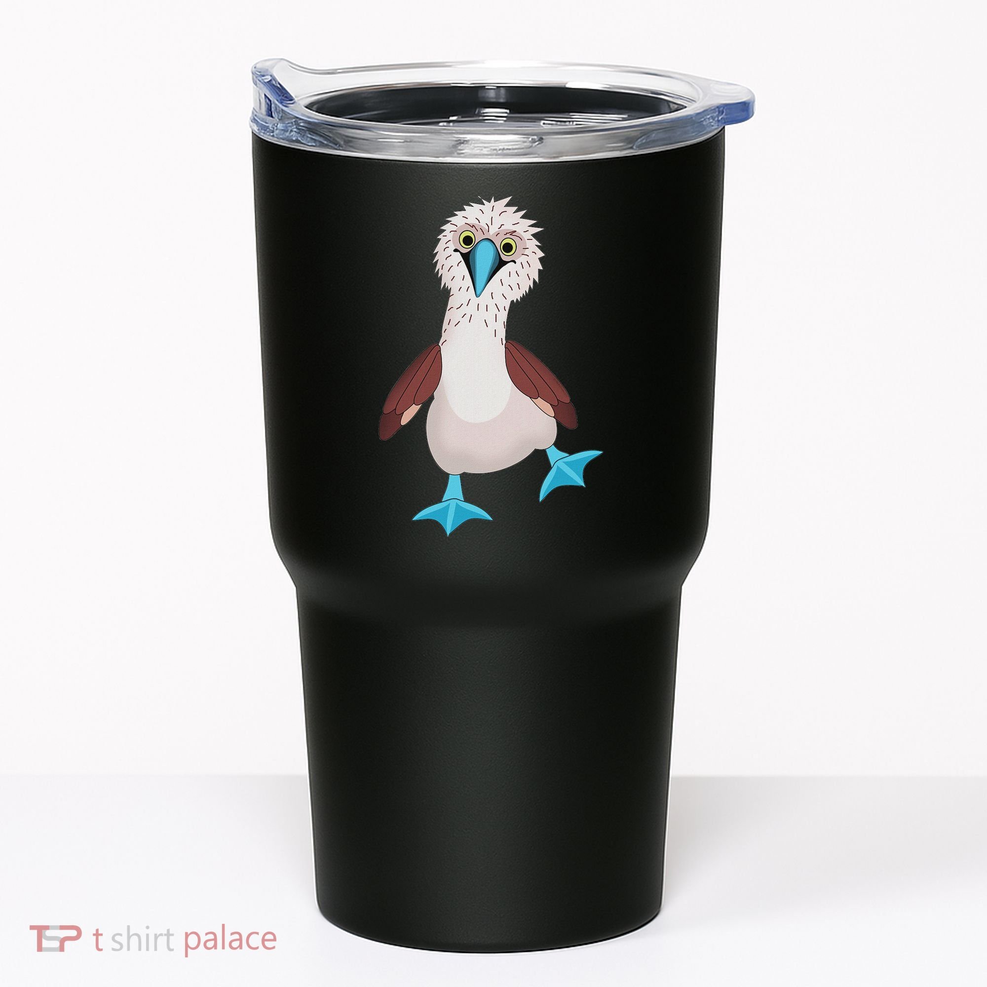 Dancing Booby Sea Bird Footed Blue Feet Drawing Tumbler