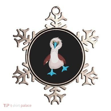Dancing Booby Sea Bird Footed Blue Feet Drawing Ornament