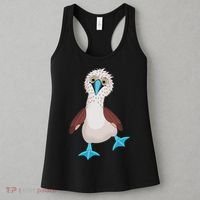Dancing Booby Sea Bird Footed Blue Feet Drawing Women's Tank Top thumb 3