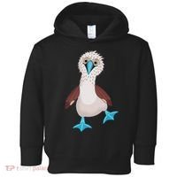 Dancing Booby Sea Bird Footed Blue Feet Drawing Toddler Hoodie thumb 0