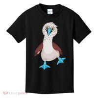 Dancing Booby Sea Bird Footed Blue Feet Drawing Kids T-Shirt thumb 0