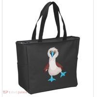Dancing Booby Sea Bird Footed Blue Feet Drawing Tote Bag thumb 2