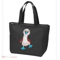 Dancing Booby Sea Bird Footed Blue Feet Drawing Tote Bag thumb 3