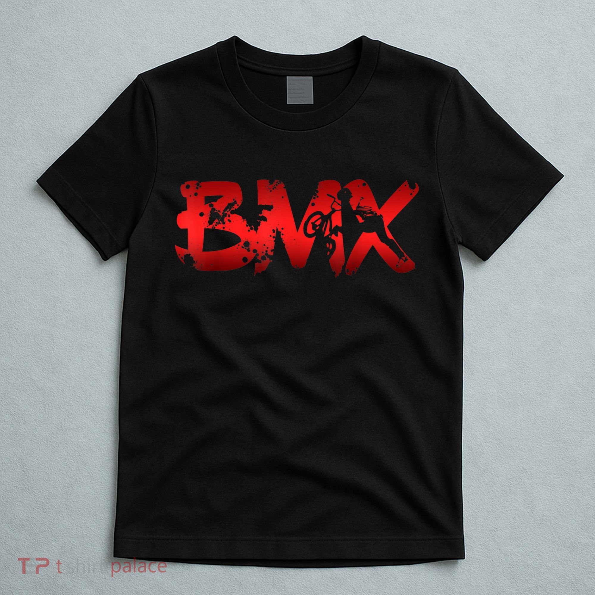 Distressed BMX Shirt For Men Women Kids & Bike Riders TShirt T-Shirt
