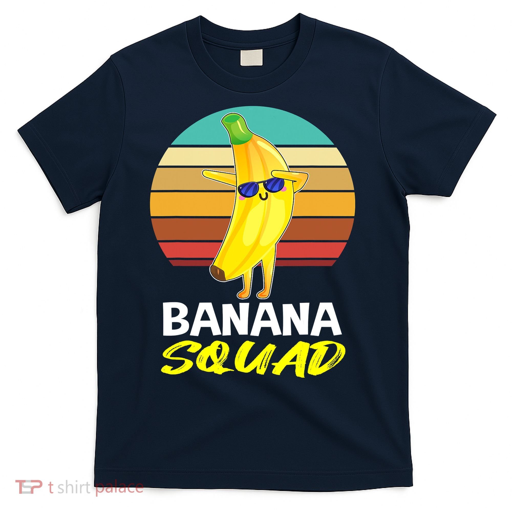 Dancing Banana Squad Funny Retro Vintage T-Shirt