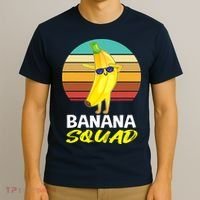 Dancing Banana Squad Funny Retro Vintage T-Shirt thumb 3
