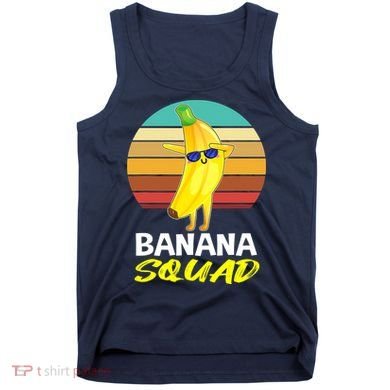 Dancing Banana Squad Funny Retro Vintage Tank Top