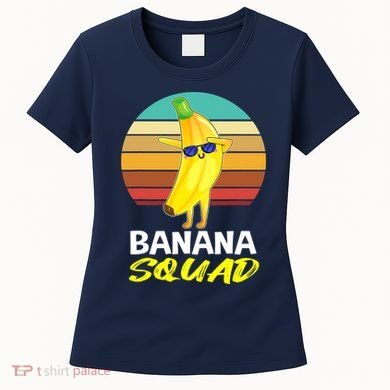 Dancing Banana Squad Funny Retro Vintage Women's T-Shirt