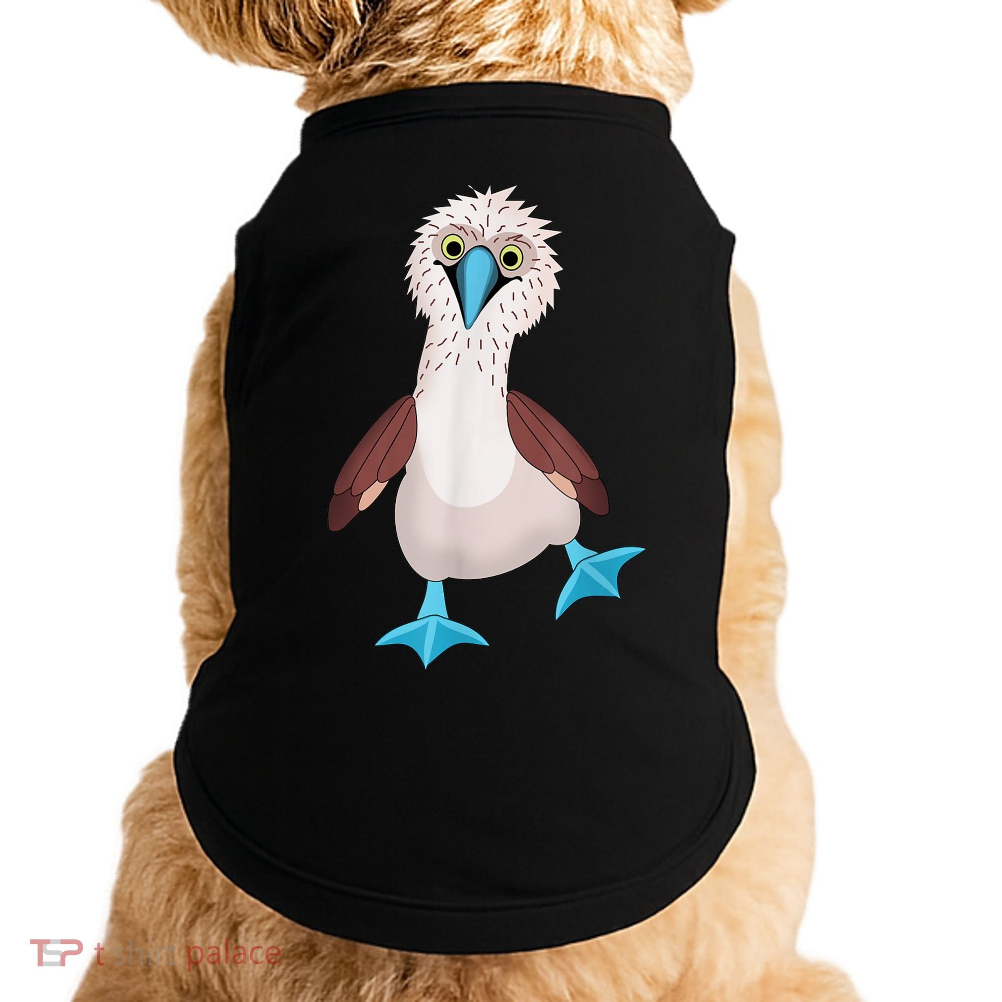 Dancing Booby Sea Bird Footed Blue Feet Drawing Doggie Tank