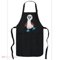 Dancing Booby Sea Bird Footed Blue Feet Drawing Apron thumb 0