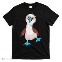 Dancing Booby Sea Bird Footed Blue Feet Drawing T-Shirt thumb 0