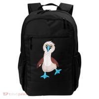 Dancing Booby Sea Bird Footed Blue Feet Drawing Backpack thumb 0