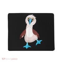 Dancing Booby Sea Bird Footed Blue Feet Drawing Mousepad thumb 0