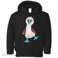 Dancing Booby Sea Bird Footed Blue Feet Drawing Toddler Hoodie thumb 0