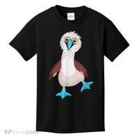 Dancing Booby Sea Bird Footed Blue Feet Drawing Kids T-Shirt thumb 0