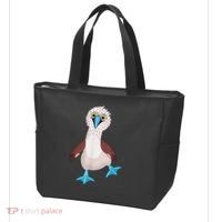Dancing Booby Sea Bird Footed Blue Feet Drawing Tote Bag thumb 3