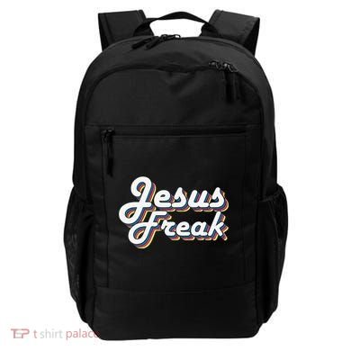 Devotional Bible Scripture Jesus Freak Christian Backpack