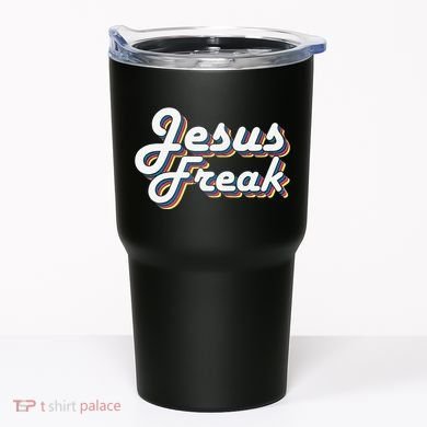 Devotional Bible Scripture Jesus Freak Christian Tumbler