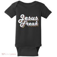 Devotional Bible Scripture Jesus Freak Christian Baby Bodysuit thumb 0
