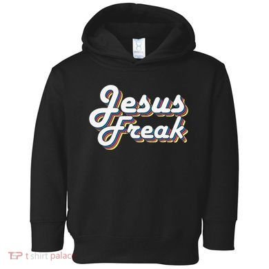 Devotional Bible Scripture Jesus Freak Christian Toddler Hoodie