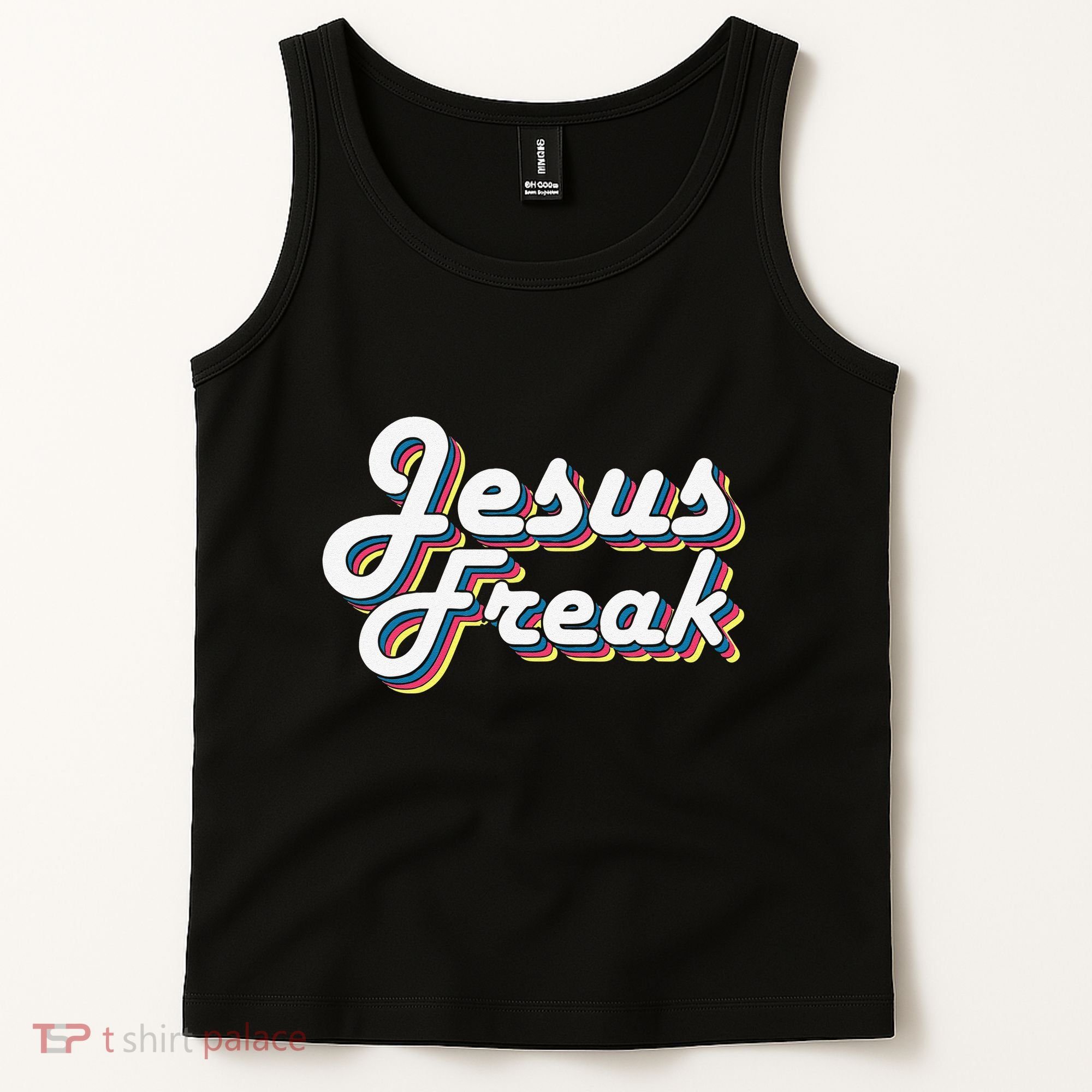Devotional Bible Scripture Jesus Freak Christian Tank Top
